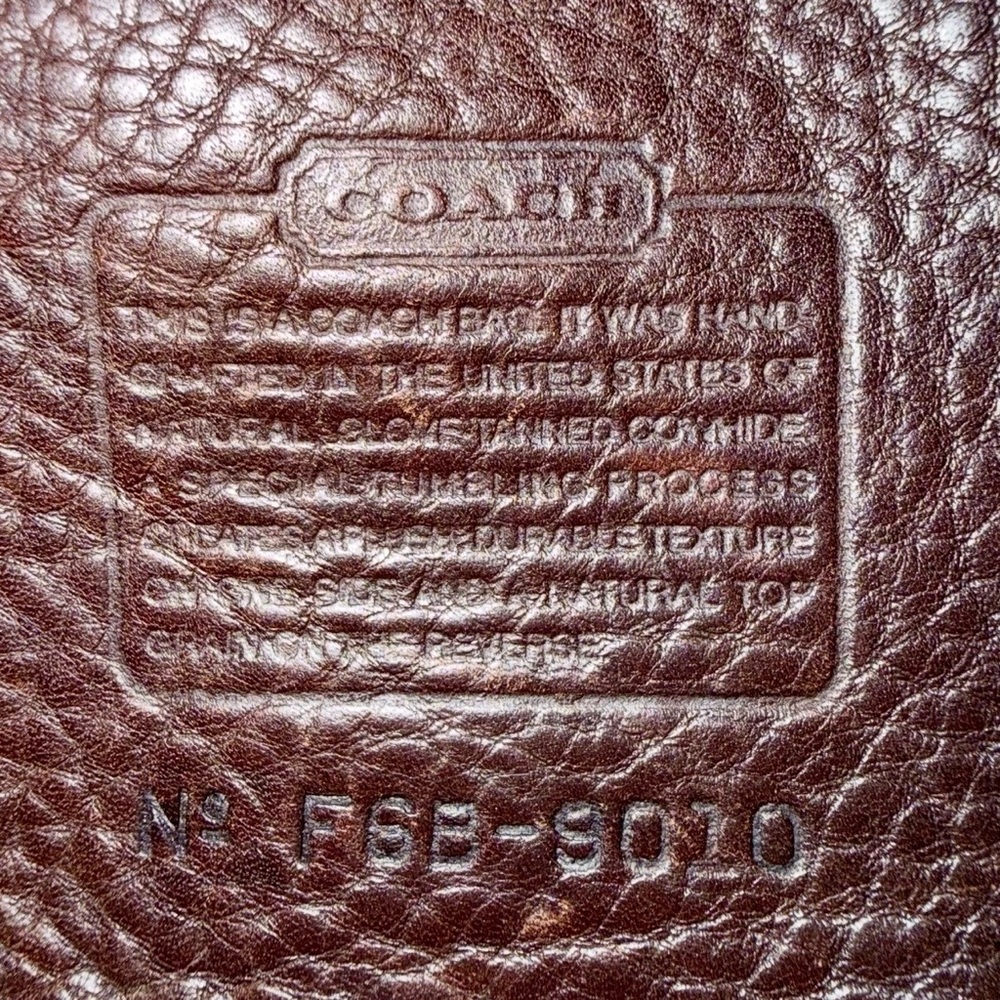 Vintage Coach Brown Mahogany Suede Berkeley XL Duffle Sac - Picture 7 of 7